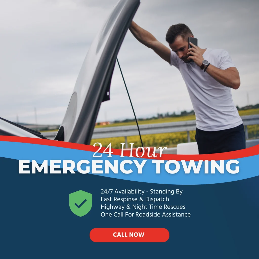 Emergency Towing 1 Dark Blue And Gold Modern Car Towing Service Instagram Post 3